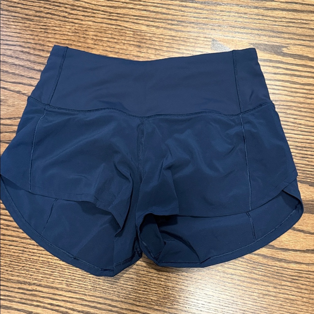lululemon athletica Navy High-Rise Athletic Shorts
